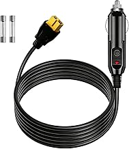 Suitable for Ecoflow Delta/River, Bluetti EB55 Series Portable 12V/24V car Chargers, Compatible with Anker 757/767, Ecoflow Wave2 and XT60 connectors, Solar Generator Charging Cigarette Lighter Cable