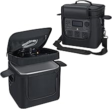 Carrying Case Compatible with ECOFLOW River 2 Pro, Portable Power Station Travel Bag with Multi-poclet for River 2 Pro, Generator Protective Cover Storage Bag Compatible with Ecoflow River 2 Pro