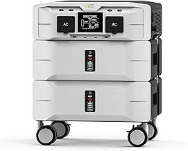 IEE SP5000 Portable Power Station, 5120Wh LiFePO4 Battery, 5000W Output (9000W Surge), 120V/240V Dual Voltage, Expandable to 10kWh, Solar Generator for Home Backup, Camping, RV, Emergency